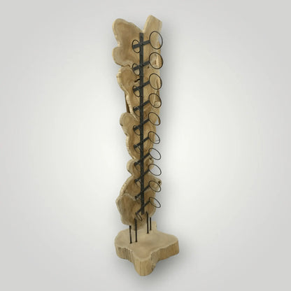 Suar houten staande wijnrek(ken) - Larix - Meubelen.be