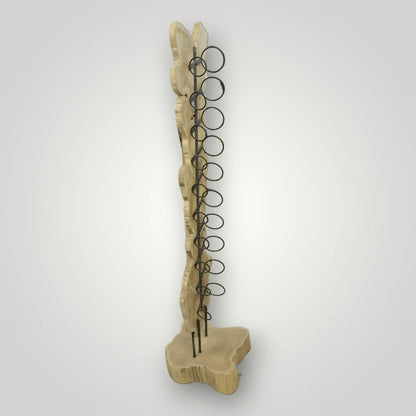 Suar houten staande wijnrek(ken) - Larix - Meubelen.be