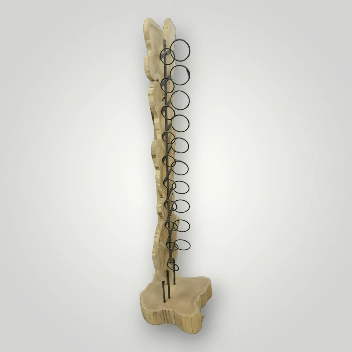 Suar houten staande wijnrek(ken) - Larix - Meubelen.be