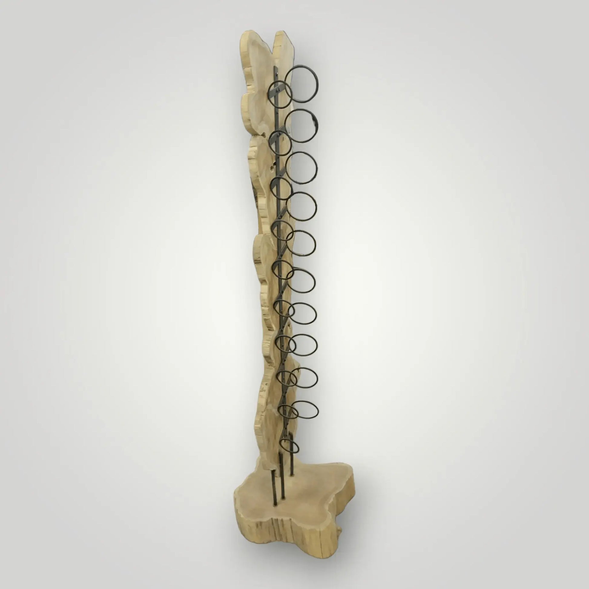 Suar houten staande wijnrek(ken) - Larix - Meubelen.be