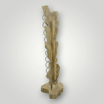 Suar houten staande wijnrek(ken) - Larix - Meubelen.be