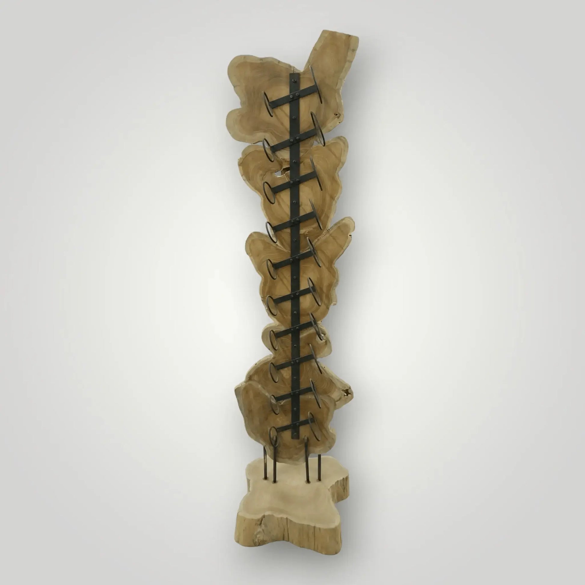 Suar houten staande wijnrek(ken) - Larix - Meubelen.be