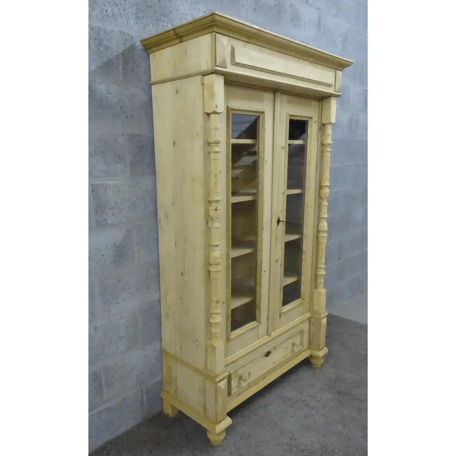 houten boekenkast(en) met deuren - Larix - Meubelen.be