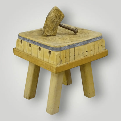 houten hakblok voor in de keuken (inclusief hamer) - Larix - Meubelen.be