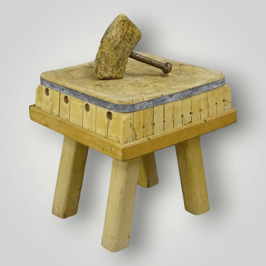 houten hakblok voor in de keuken (inclusief hamer) - Larix - Meubelen.be