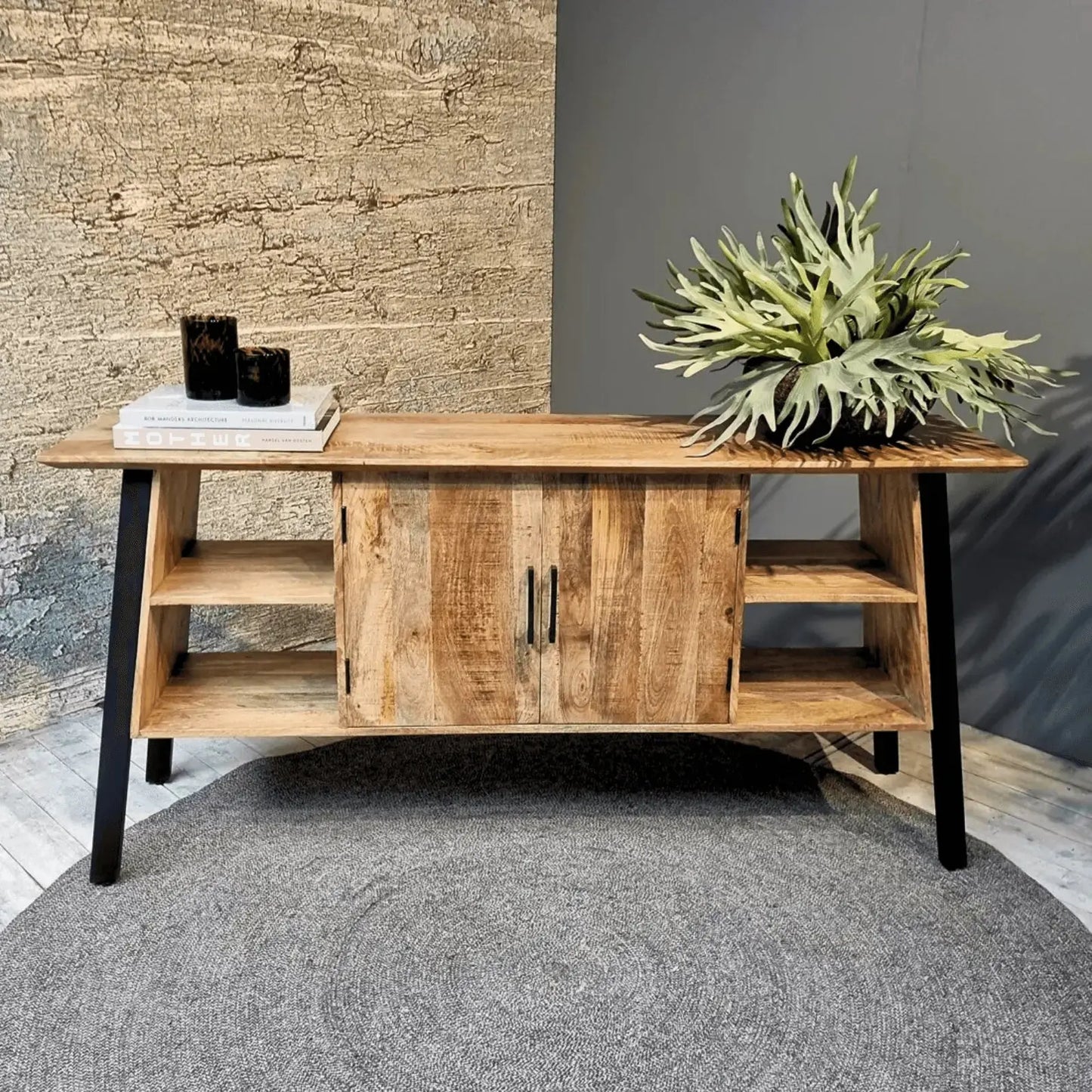 industriele dressoir Berlin collectie - Larix - Meubelen.be