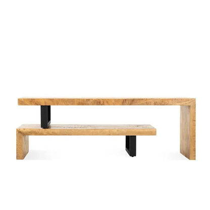 Kelly industrieel TV - meubel mango 140cm - Larix - Meubelen.be