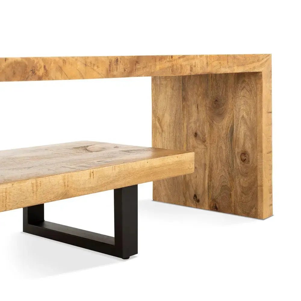 Kelly industrieel TV - meubel mango 140cm - Larix - Meubelen.be