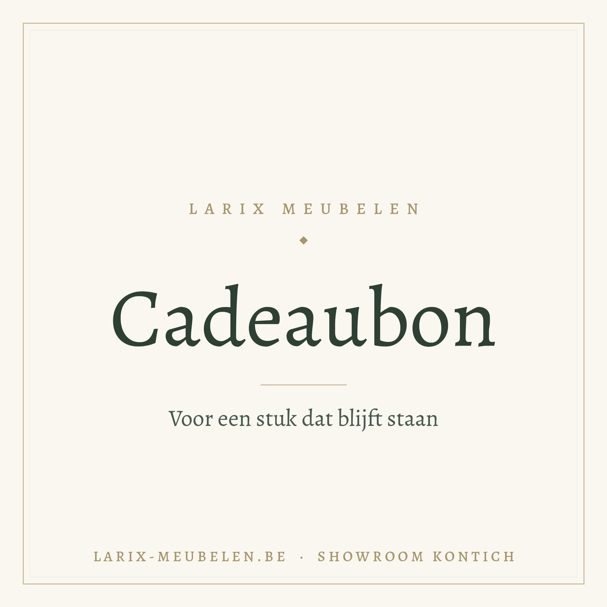 Cadeaubon Larix Meubelen