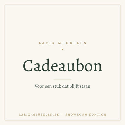 Cadeaubon Larix Meubelen