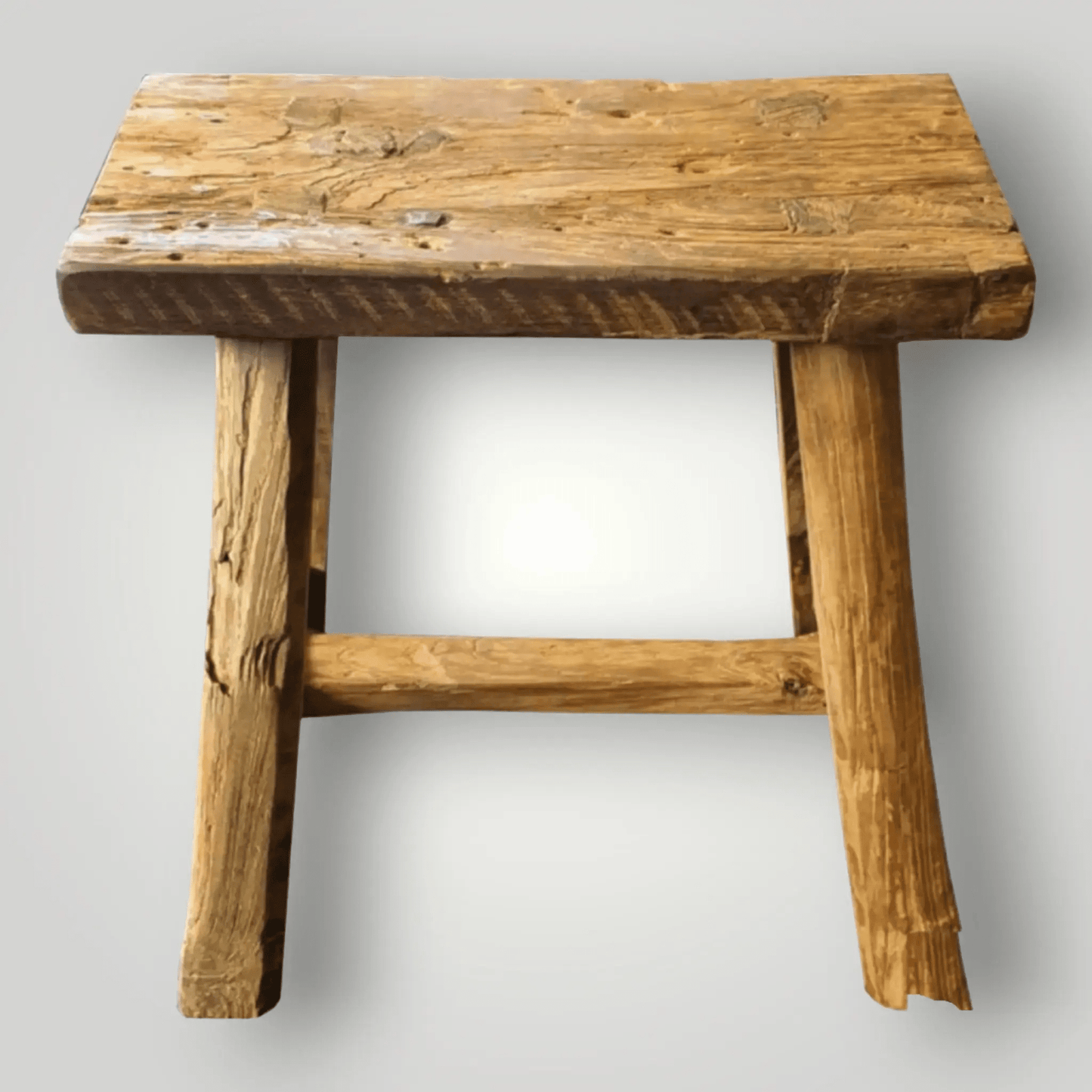 Recycled teakhouten krukjes uit de blora collectie 40 - 50 breed - Larix - Meubelen.be
