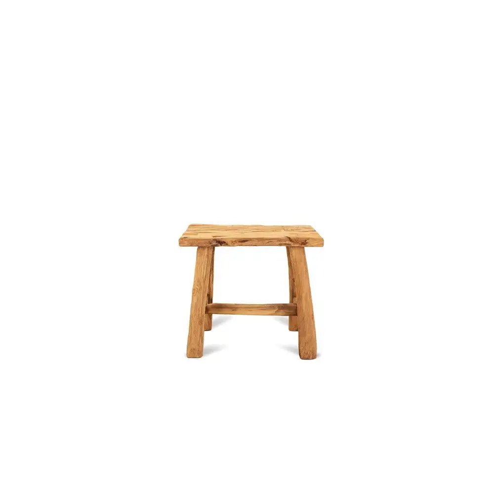 Recycled teakhouten krukjes uit de blora collectie 40 - 50 breed - Larix - Meubelen.be