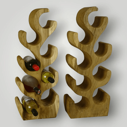 Suar houten wijnrekken 2+1 Gratis - Larix - Meubelen.be