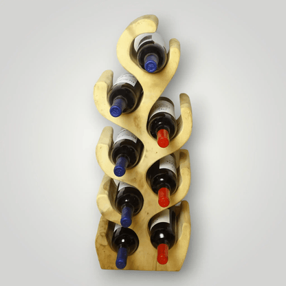 Suar houten wijnrekken 2+1 Gratis - Larix - Meubelen.be