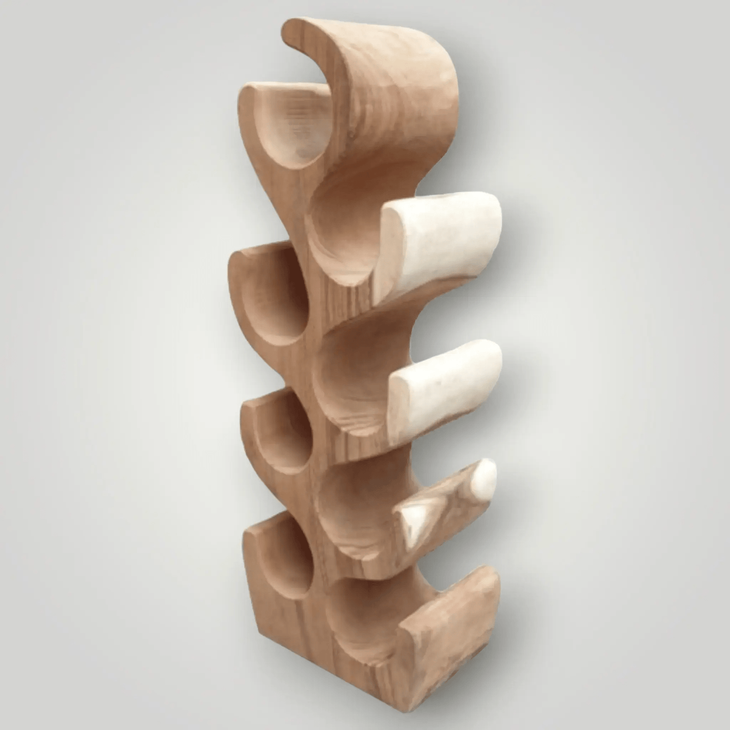 Suar houten wijnrekken 2+1 Gratis - Larix - Meubelen.be