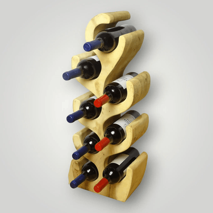 Suar houten wijnrekken 2+1 Gratis - Larix - Meubelen.be