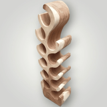 Suar houten wijnrekken 2+1 Gratis - Larix - Meubelen.be