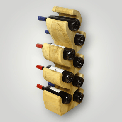 Suar houten wijnrekken 2+1 Gratis - Larix - Meubelen.be