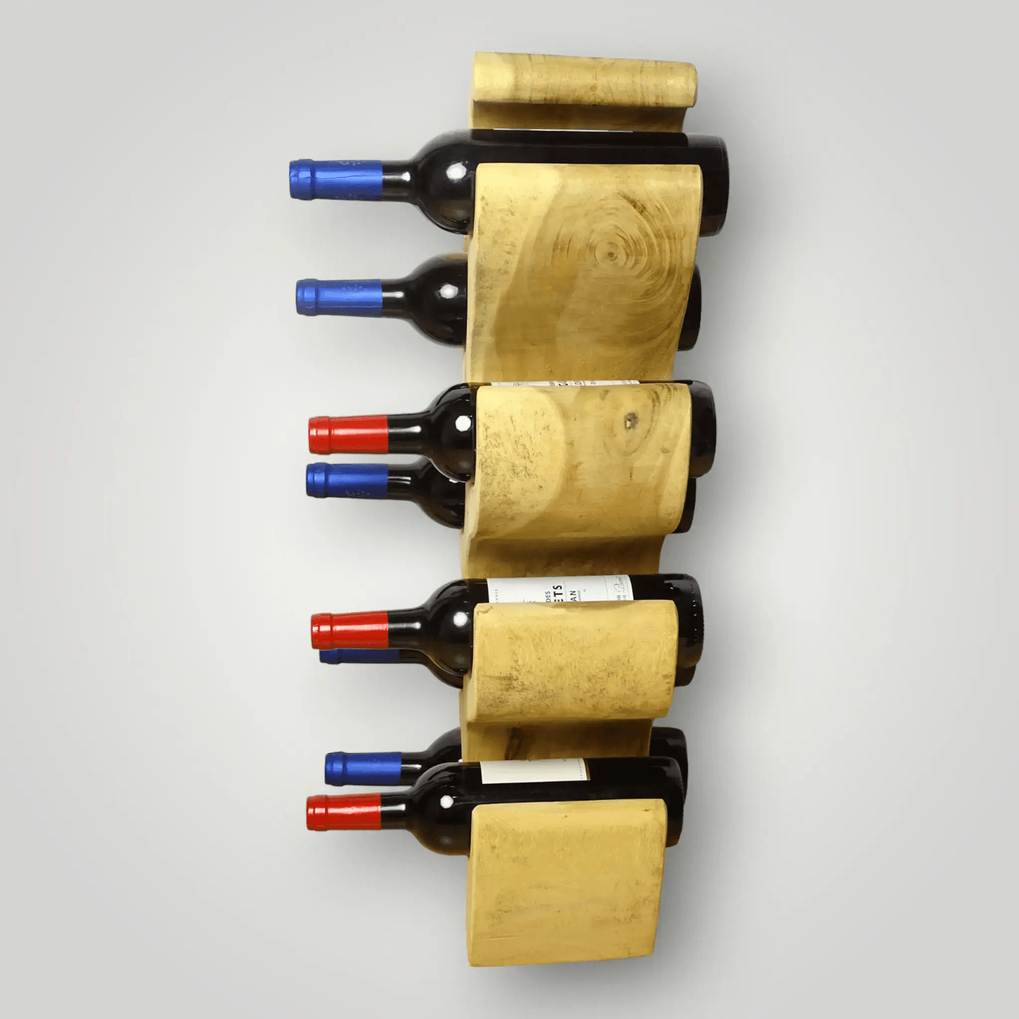 Suar houten wijnrekken 2+1 Gratis - Larix - Meubelen.be