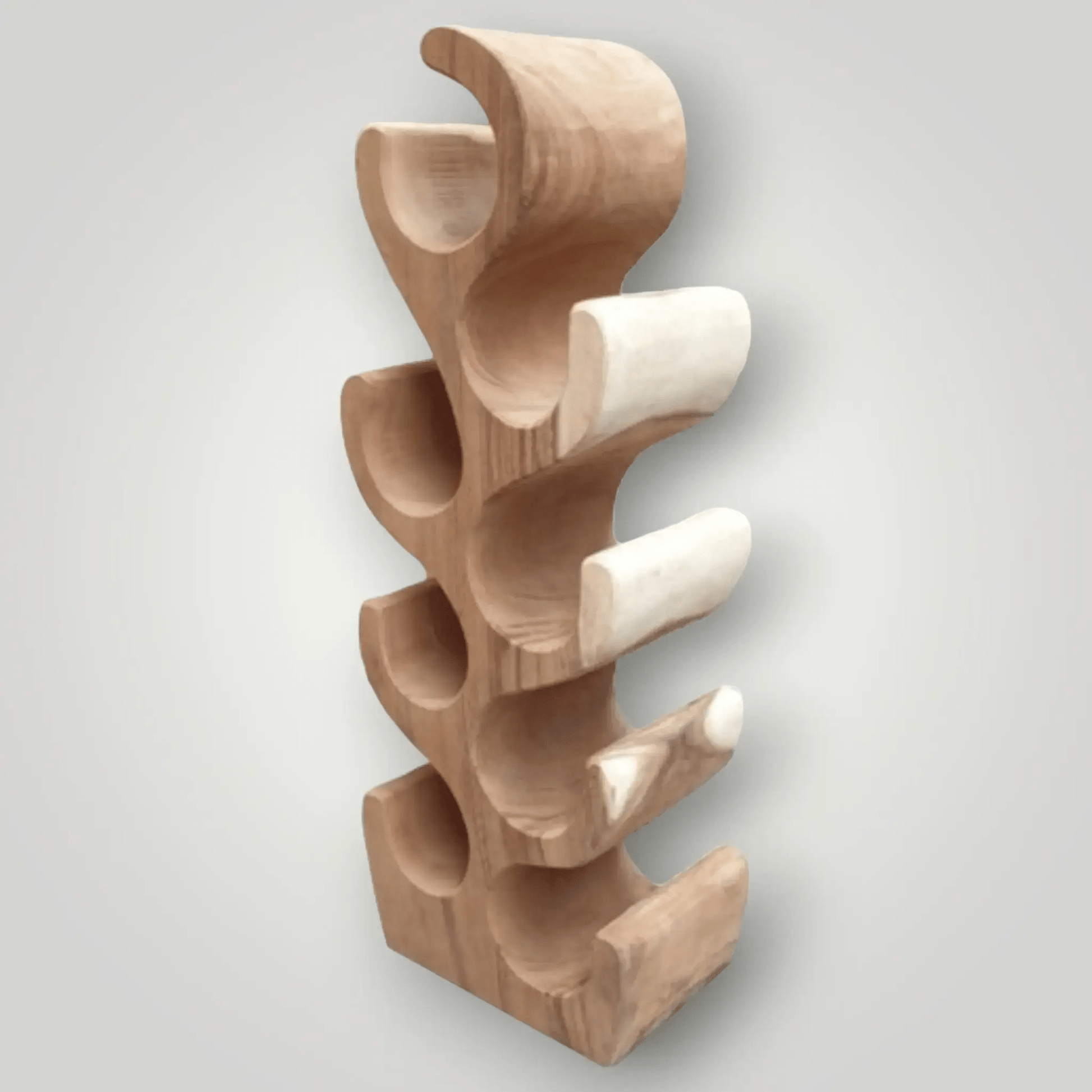 Suar houten wijnrekken 2+1 Gratis - Larix - Meubelen.be