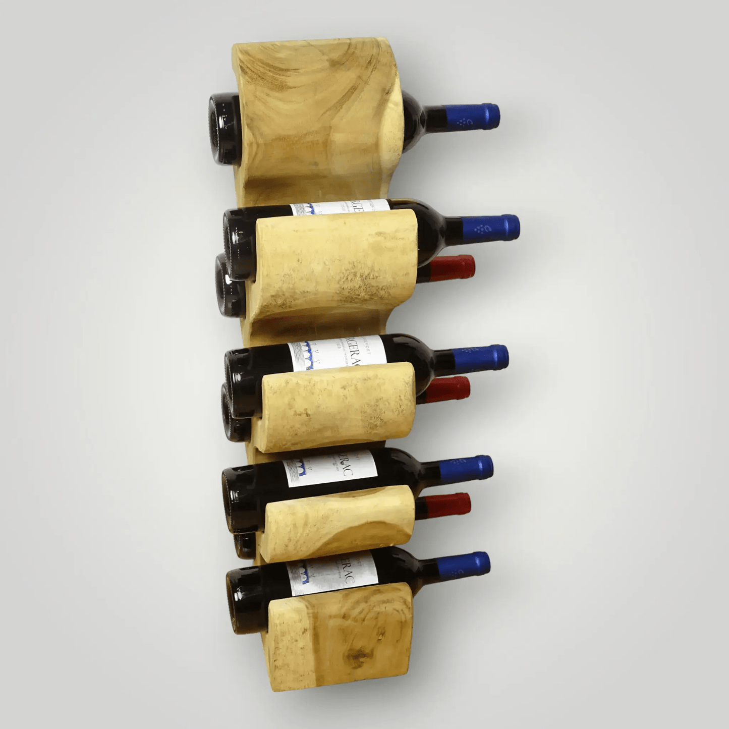 Suar houten wijnrekken 2+1 Gratis - Larix - Meubelen.be