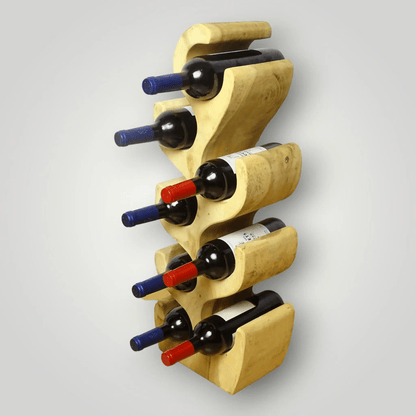 Suar houten wijnrekken 2+1 Gratis - Larix - Meubelen.be