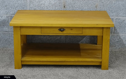 Landelijke old - look salontafel(s) op maat - Larix - Meubelen.be