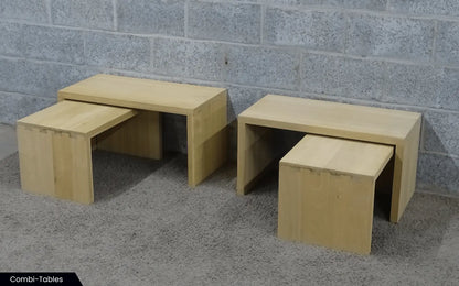 Landelijke old - look salontafel(s) op maat - Larix - Meubelen.be