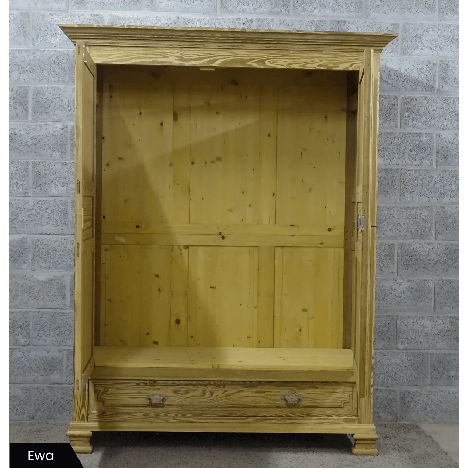 Oud grenen kledingkast(en) volledig demonteerbaar - Larix - Meubelen.be